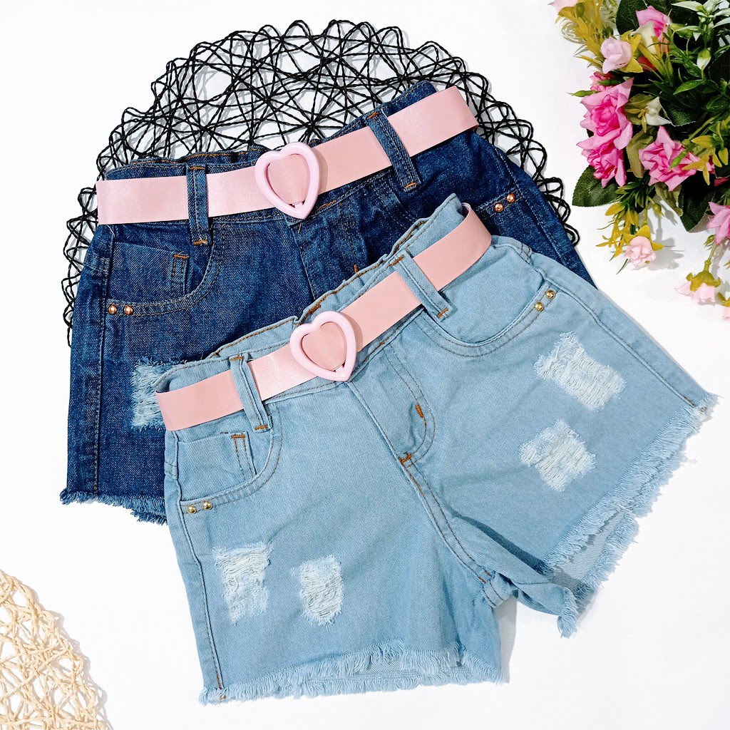 Bermuda jeans feminina store infantil