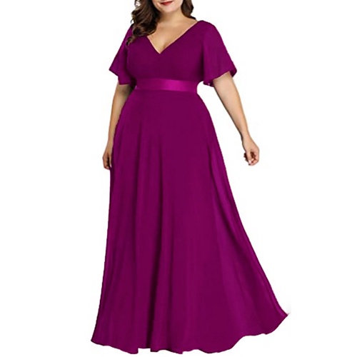 Vestido Longo Plus Size, Moda Evangelica, Ps55 Shopee Brasil