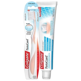 Creme + Escova Dental Colgate PerioGard 90g em Oferta na Shopee
