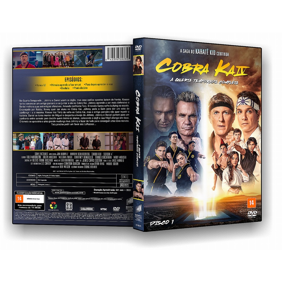 Cobra Kai 4ª Temporada 2 Dvds Shopee Brasil