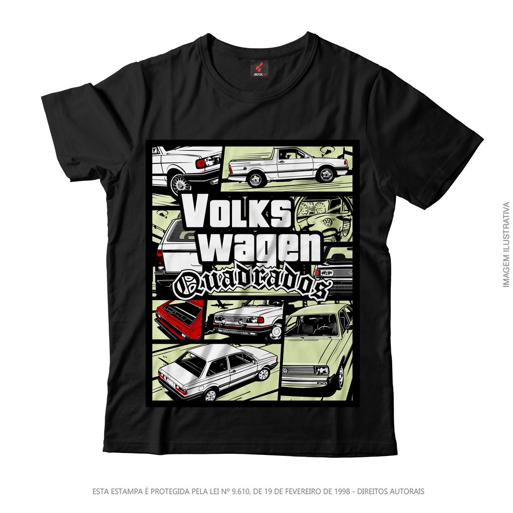 Camiseta Rota34 Quadrados GTA 