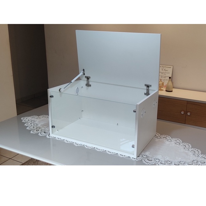 Terrario para hamster, gerbil, repteis, cobra, gecko, pogona e outros 65x38x35cm