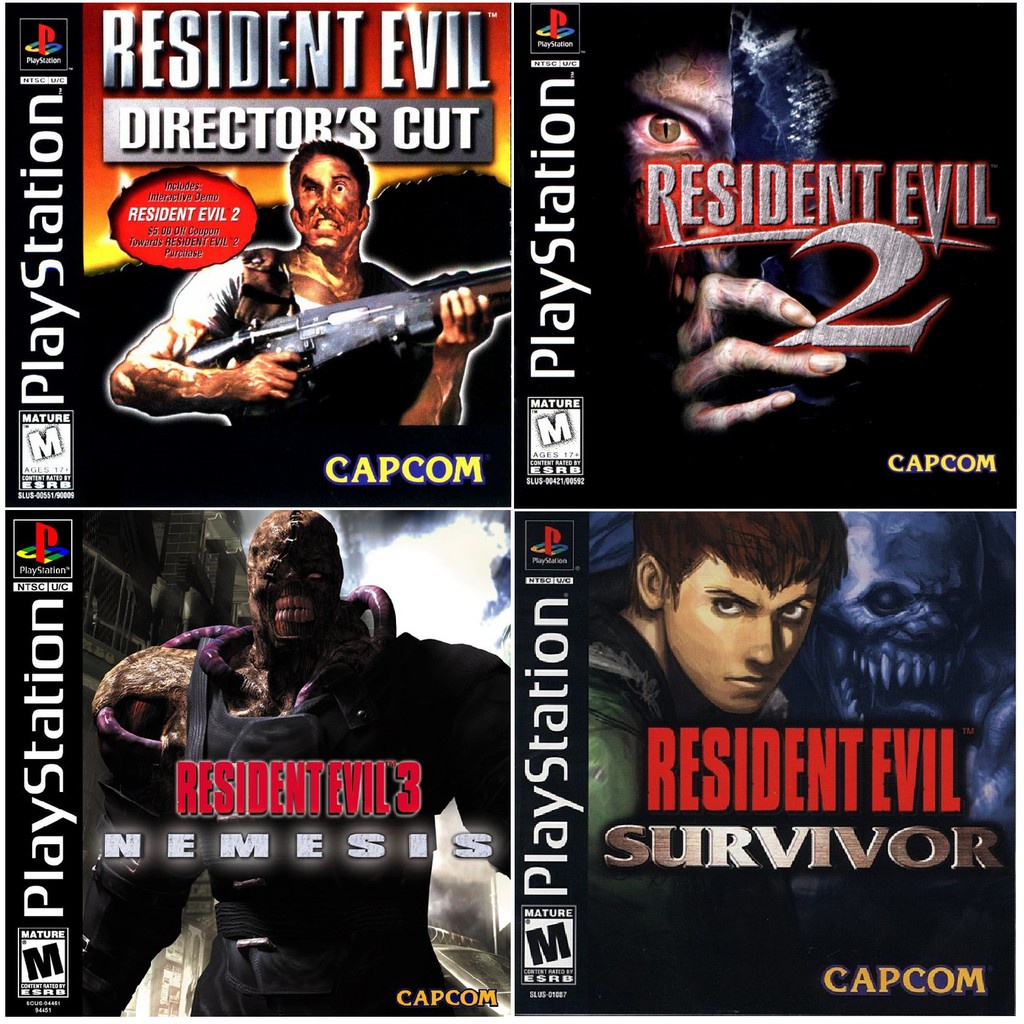 Resident Evil Coleção Para Ps1 Leia A Descrição Shopee Brasil