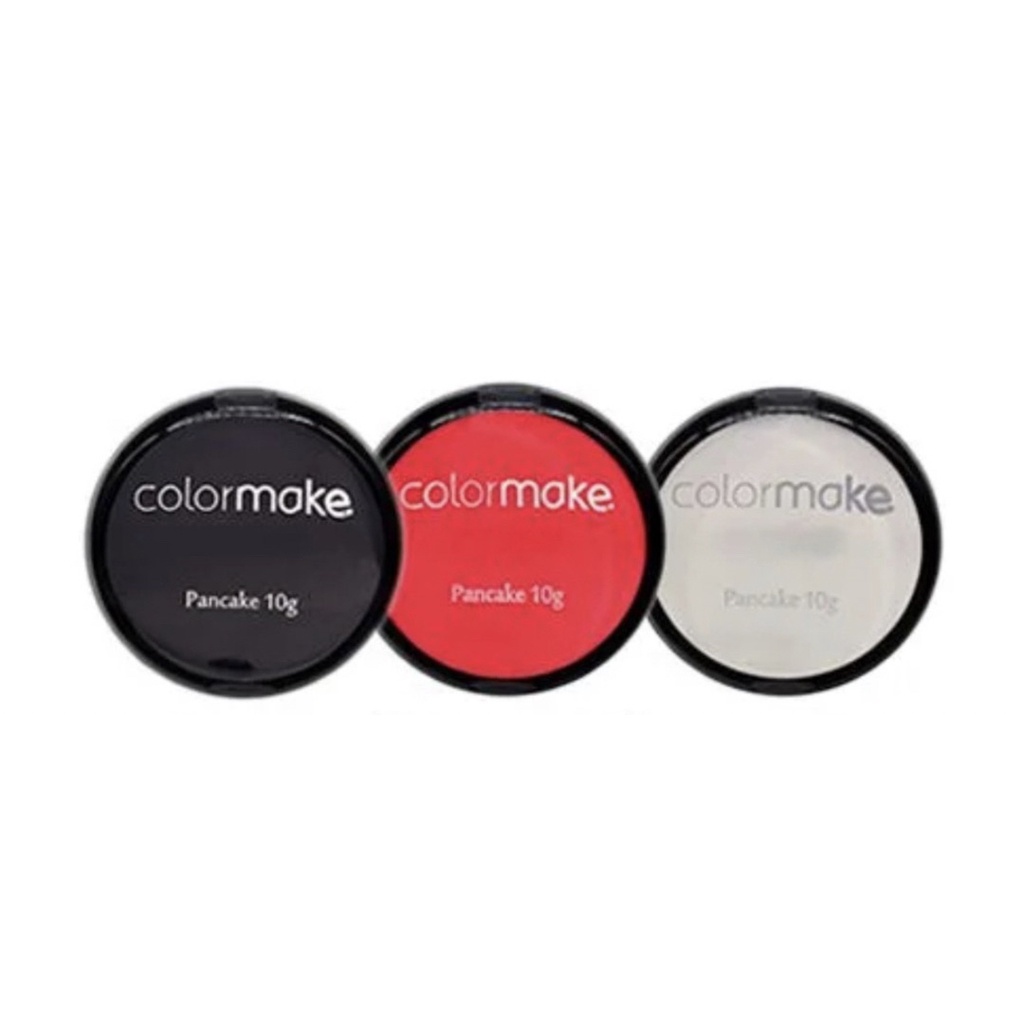 1 pancake color make cores para carnaval maquiagem clown