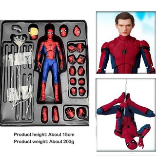 Brinquedo de Action Figure Homem-Aranha, Spiderman, Peter Parker, Figuras  de PVC, Modelo de coleção, Presente