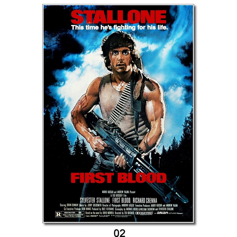Poster Filme 02 Rambo - Programado Para Matar (1982) | Shopee Brasil