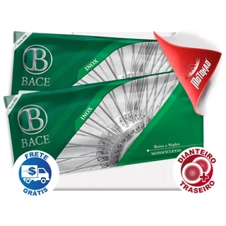 Kit de Raio Inox Bace CRF 250F Diant. + Tras. 3,5mm