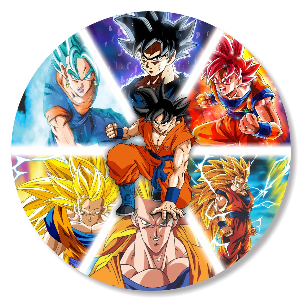 Edição - Painel Redondo Dragon Ball Super