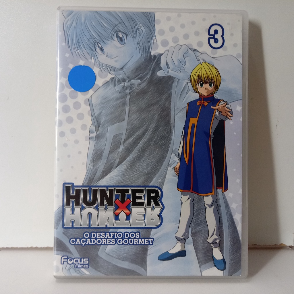 DVD Hunter X Hunter Vol. 3 - O Desafio dos Caçadores Gourmet em Promoção na  Americanas