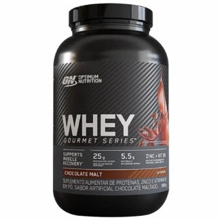Whey 100% Gourmet Series (900g) – Optimum Nutrition 25g Proteina