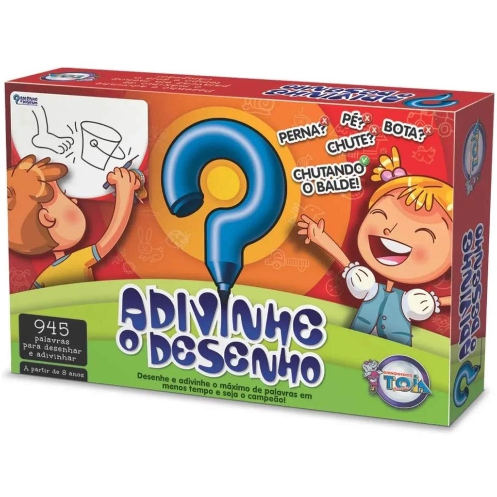 Jogo De Tabuleiro Adivinhe O Desenho 945 Palavras | Shopee Brasil