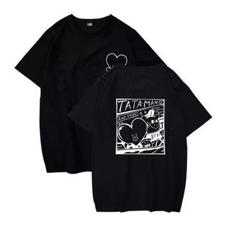 Camisa Unissex Banda Bts Kpop Tata-mang Bt21 And Shooky
