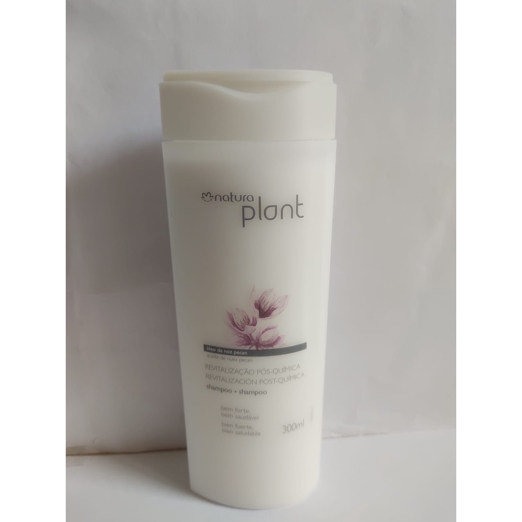 shampoo natura plant Revitalização pos quimica Shopee Brasil