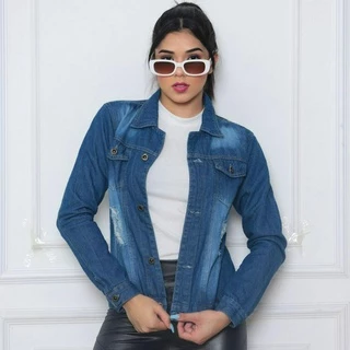 Jaqueta Jeans Infantil e Juvenil criança e Adolecente Tam 2 a 16
