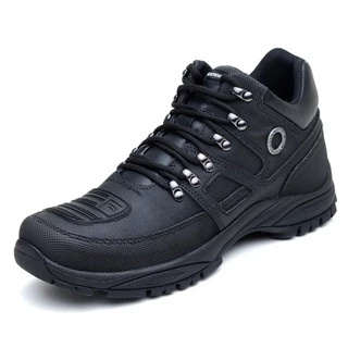 Bota Coturno Motociclista Ferraroni Cano Baixo Com Cadarço - Original - Nota Fiscal - Direto do Fabricante - Envio Rápido com Garantia