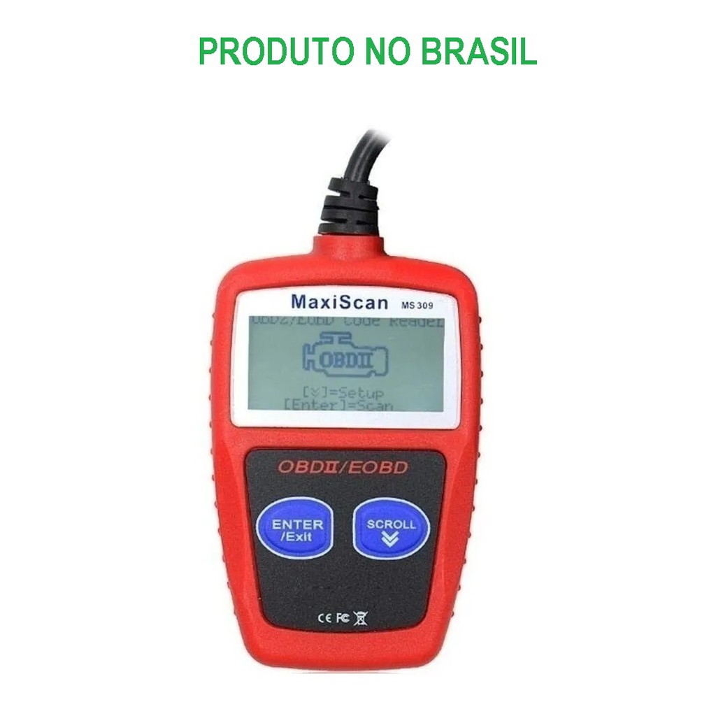 Scanner Automotivo Ms309 Leitor Codigos Obd2 Autel Maxi Scan | Shopee ...