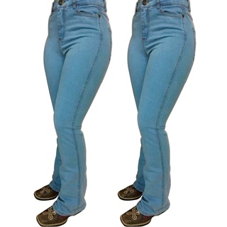 Calça Jeans Feminina Reta Cós Médio 38 ao 48 Fact Jeans 6016 - Calça Jeans  Feminina - Magazine Luiza