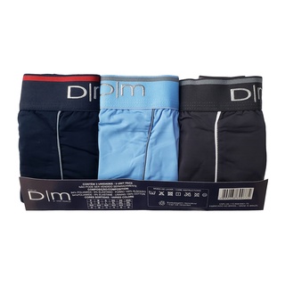 Kit Cueca Slip Microfibra Dom Marco - REF:8005 - KIT COM 3 PEÇAS