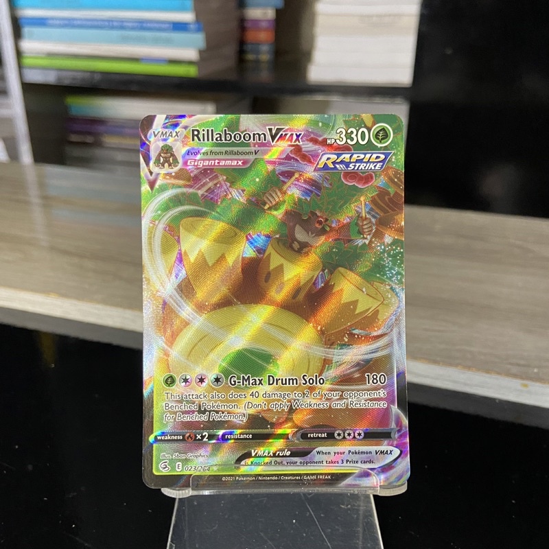 Rillaboom V MAX original Copag - Card de colecionador Pokemon TCG ...