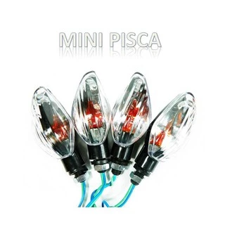 4 Pisca Seta MOTO MODELO Mini Universal Cbx Cg 150 Cb 300 Bros CB 500 XT 660 TITAN XRE 300 FALCON BROS 160