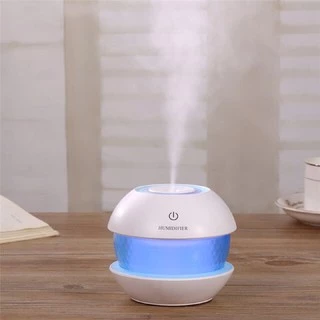 Umidificador Purificador Ar Portátil Mini USB Led Silencioso