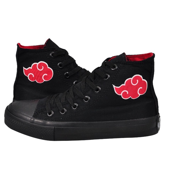 Tenis Star All Black Naruto Nuvem Akatsuki Adulto e Infantil