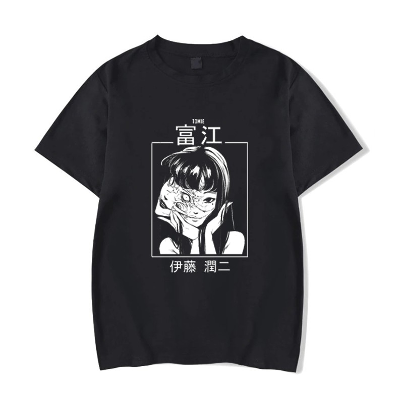 Camiseta Unissex Algodão Mangá Tomie Horror