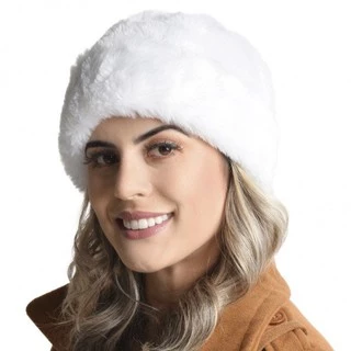 Gorro Colarinho Baixo Unissex Pele Sintética