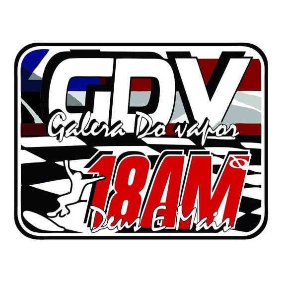 1 Bandeira em tecido oxford Gdv 18 Am Caminhão 100x145 Cm 1x1,45m