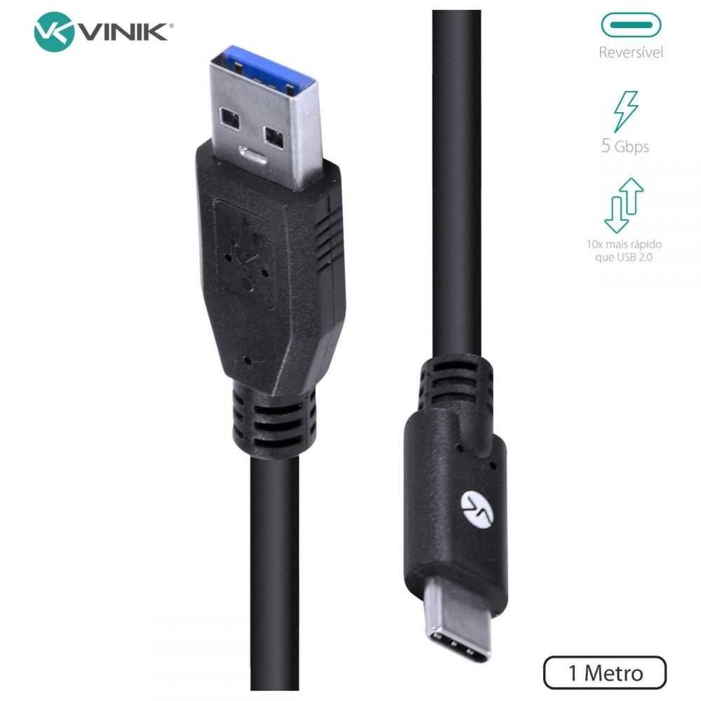 Cabo Usb Tipo C X Usb Tipo A V32 Gen1 5gbps 1 Metro C32uam 1 Vinik