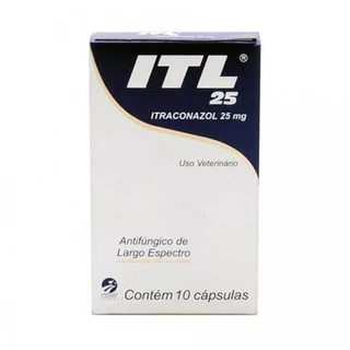Antifúngico ITL 25 Itraconazol 25mg com 10 Cápsulas