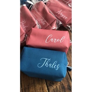 Necessaire Box P para Lembrancinha Personalizada c/ nome - Masculino e Feminino