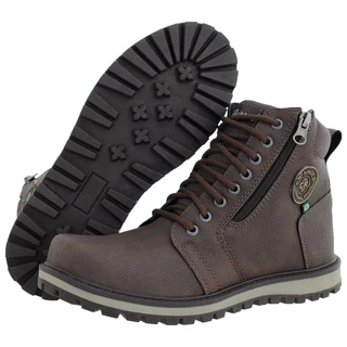 Coturno Masculino Bota Com Ziper Modelo Novo Crshoes 9013