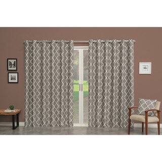 Cortina Semi Blackout Argos 3,00m Para Sala Quarto Estampado