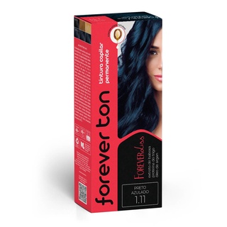 Tinta de Cabelo Forever Ton 1.11 Preto Azulado