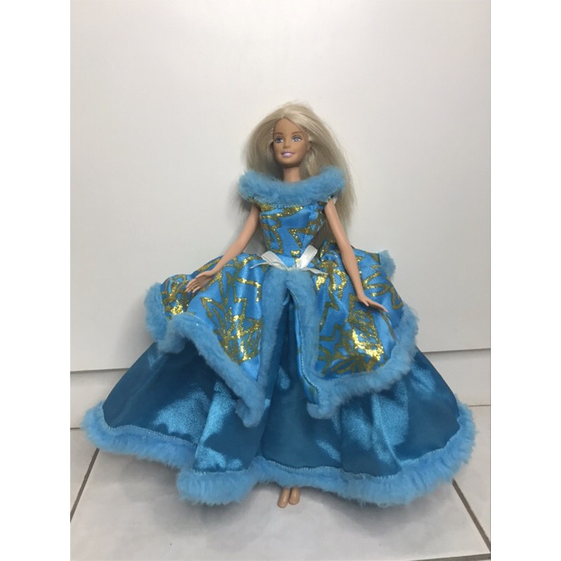 Barbie princesa 2024 vestido azul