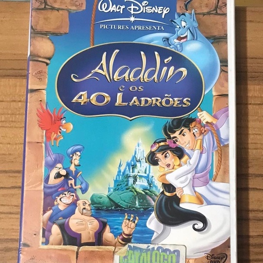 Lote Dvds Disney- Alladin e os 40 ladrões, Alice , Tarzan 2 Locadora ...