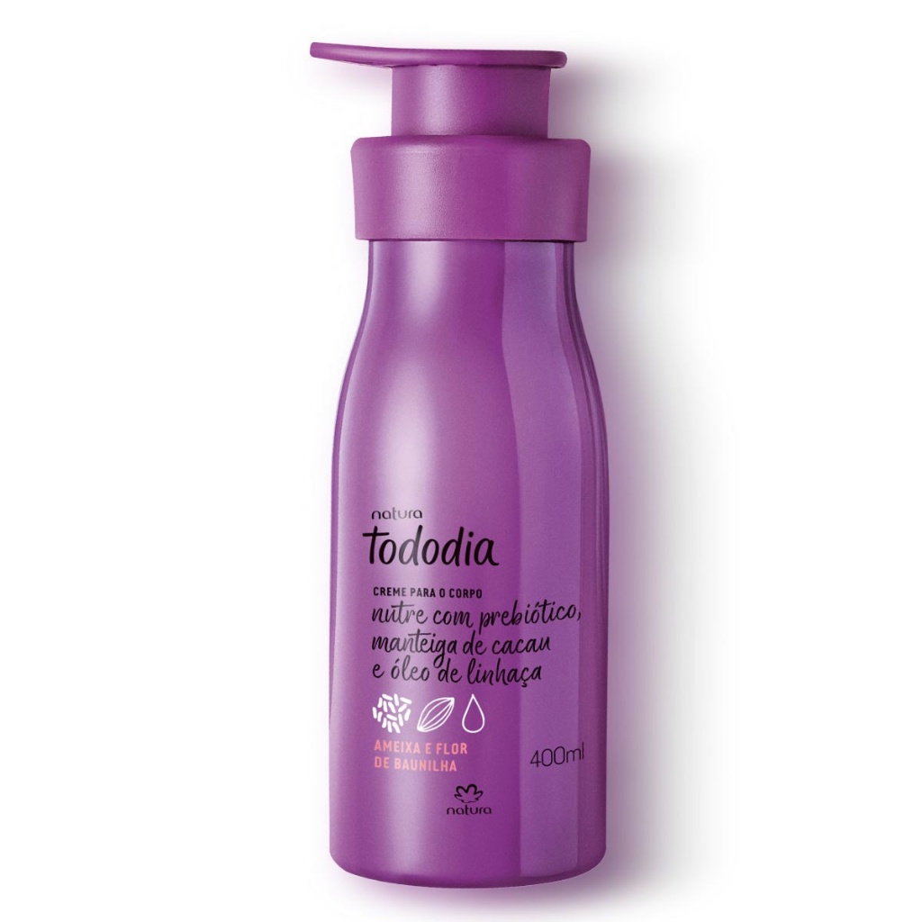 Creme Hidratante Natura Tododia 400ml Ameixa e Flor de Baunilha ...