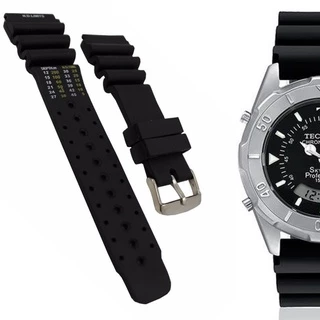 Pulseira Para Relógio Technos T205 Preta 24mm