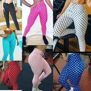 Leg Para Academia Moda Feminina Leg De Corda Poa e estampado
