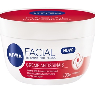 Hidratante Facial Nívea Antissinais Creme 100g