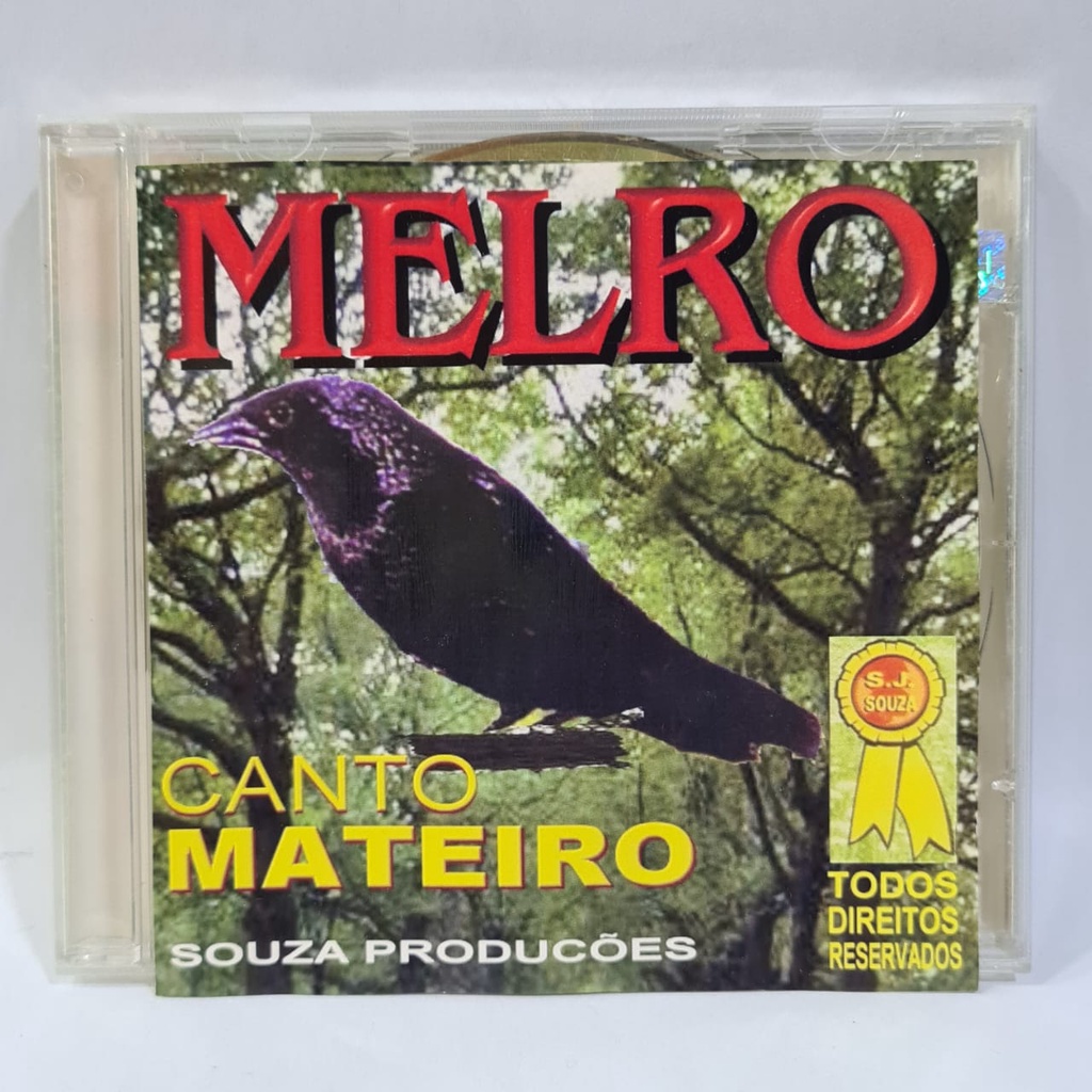CD Série Pássaros do Brasil - Canto Mateiro - Melro Pássaro