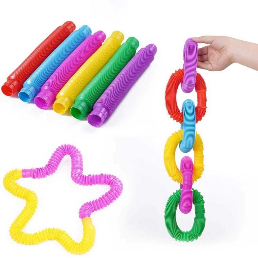 Pop Tube Grande Brinquedo Cano de Esticar Tubo Colorido 1 UND