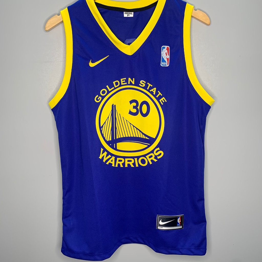 CAMISA DE TIME REGATA DE BASQUETE Golden State UNIFORME Azul