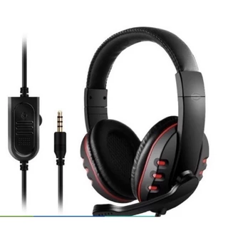 Fone De Ouvido Gamer Microfone Headset Para Celular PS4 Xbox Notebook COR vermelho