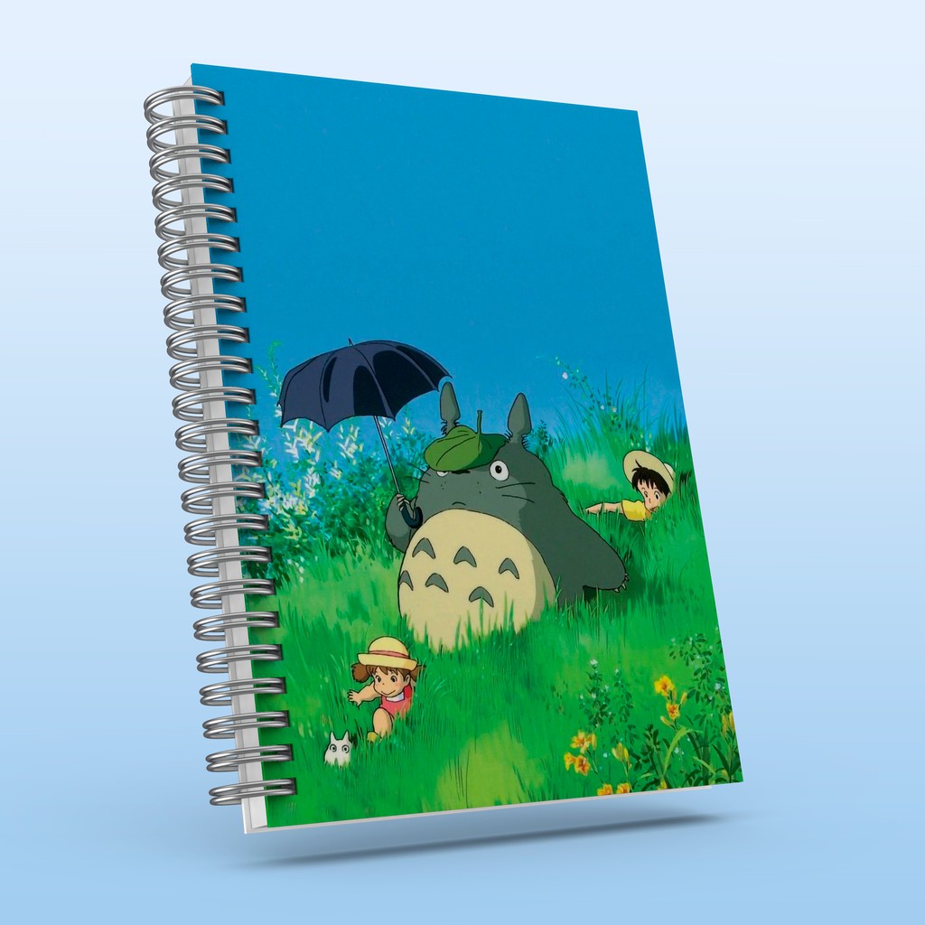 Caderno e planner Totoro - Studio Ghibli - Capa dura, tamanhos A5 ou A6.