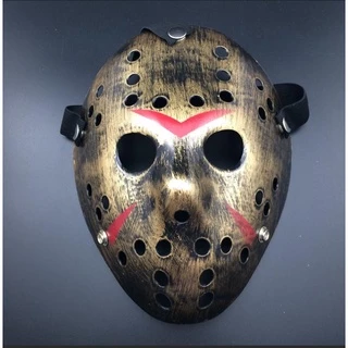 Máscara Jason Sexta Feira 13 Luxo Cor Metalizada Cobre