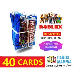 40 Cards Roblox = 10 Pacotes Fechados