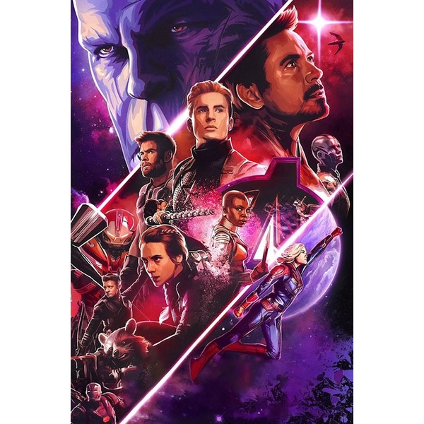 Novo Filme Marvel Avengers Endgame Cartaz De Papel Kraft Super Hero Retro  Poster And Prints Café Quarto Adesivos De Parede Pintura Da Arte