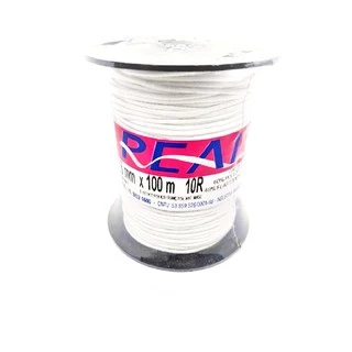 Elastico Roliço Trançado Branco 1.8 mm 100 metros Cada Rolo